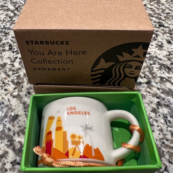 Starbucks Other - Starbucks Los Angeles Ornament with Orange and Yellow Design